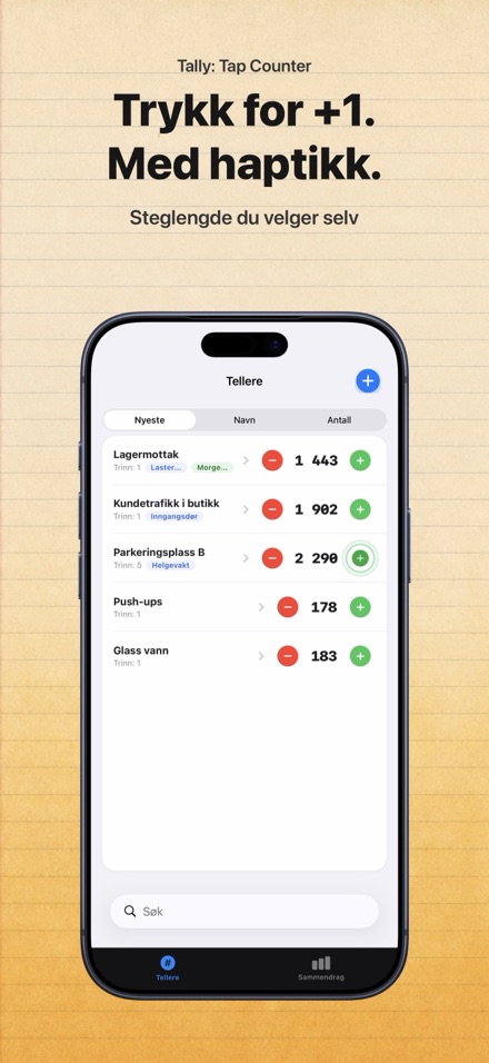 Tally: Tap Counter 2