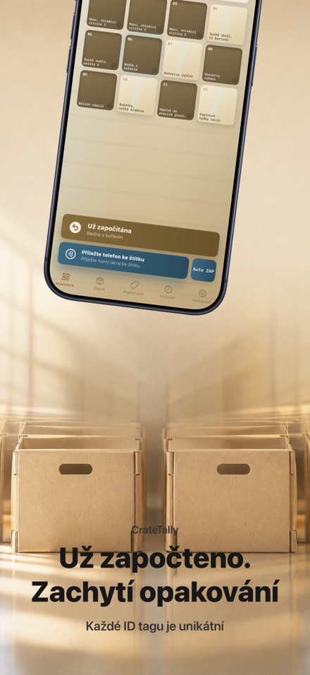 CrateTally NFC Inventura 3