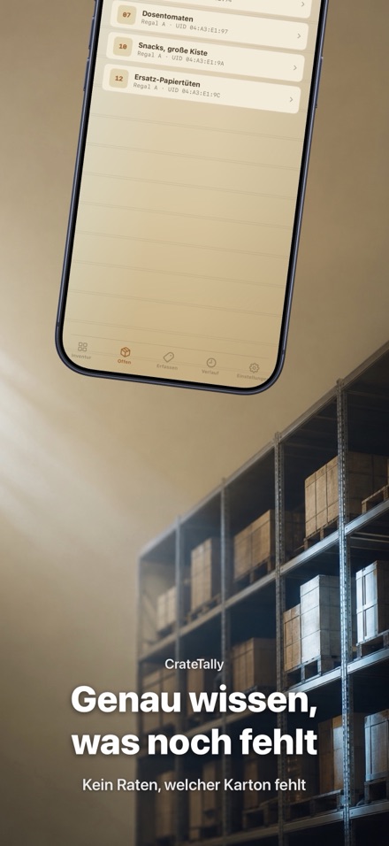 CrateTally NFC Inventur Zähler 4