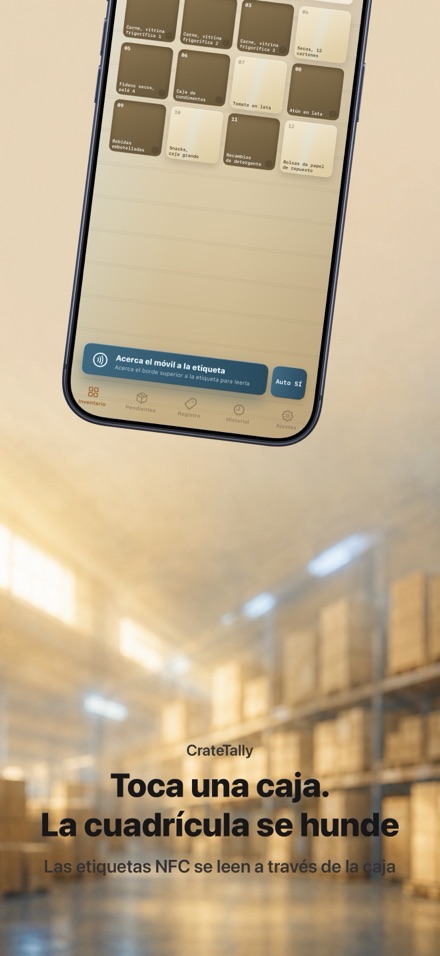 CrateTally Inventario NFC 1