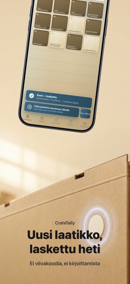 CrateTally NFC Inventaario 2