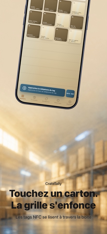 CrateTally NFC Inventaire 1