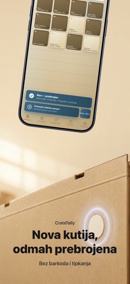 CrateTally NFC Inventura 2