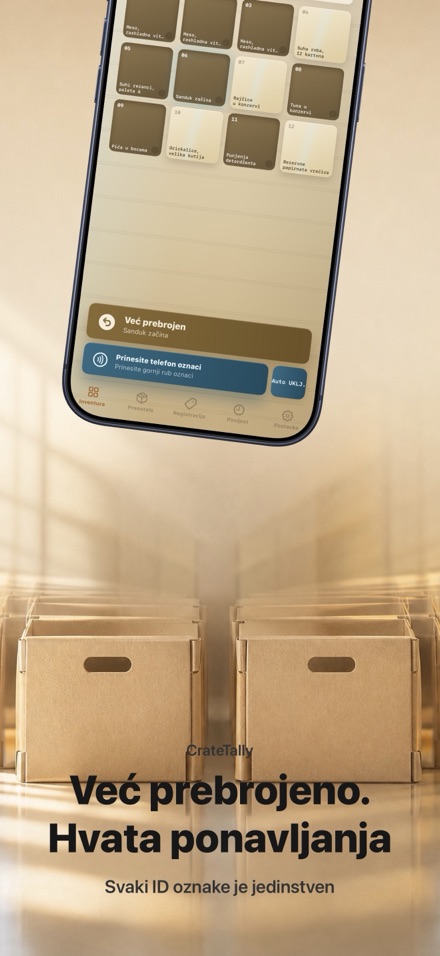 CrateTally NFC Inventura 3