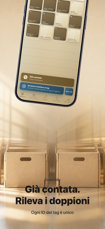 CrateTally Inventario NFC 3