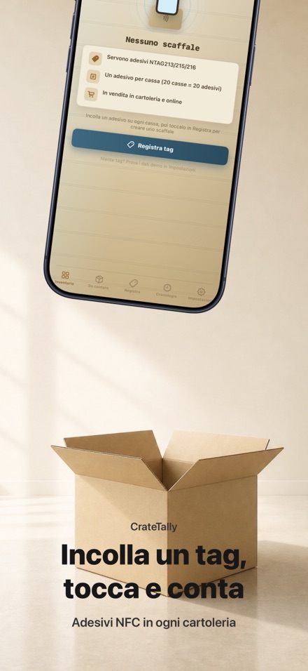 CrateTally Inventario NFC 9