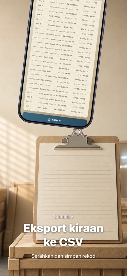 CrateTally Stok Opname NFC 7