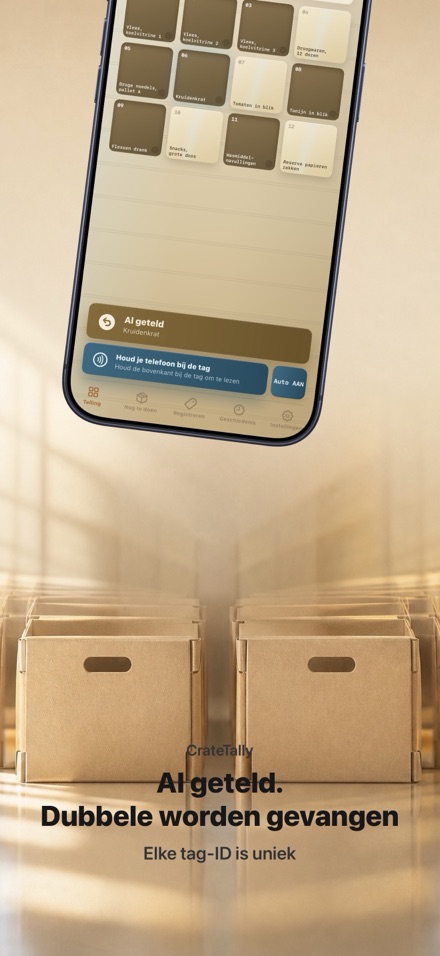 CrateTally NFC Voorraadtelling 3