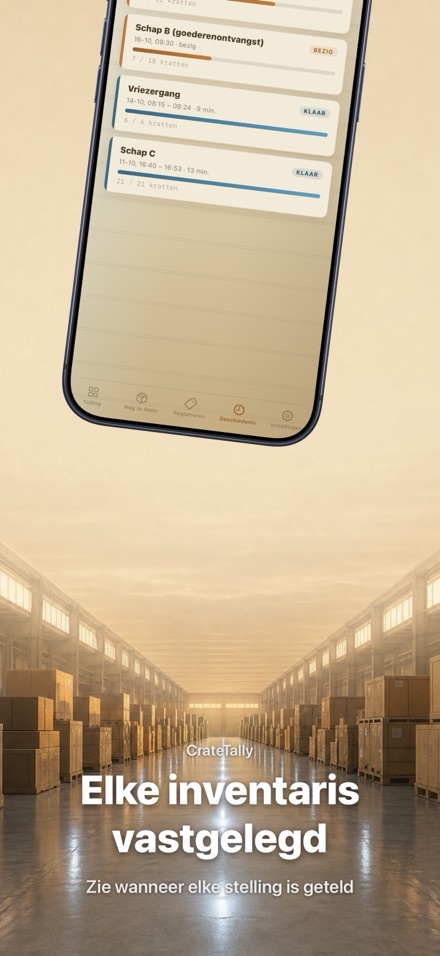 CrateTally NFC Voorraadtelling 8