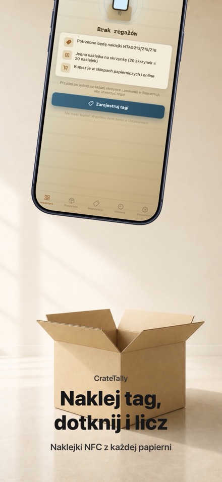 CrateTally Spis z natury NFC 9