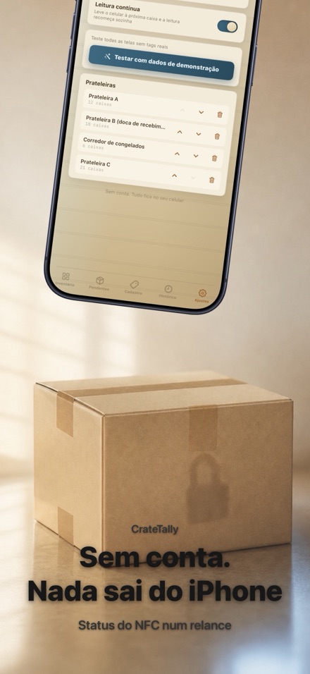 CrateTally Estoque NFC 10
