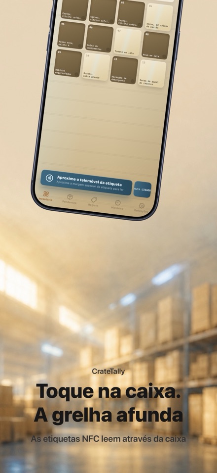 CrateTally Inventário NFC 1