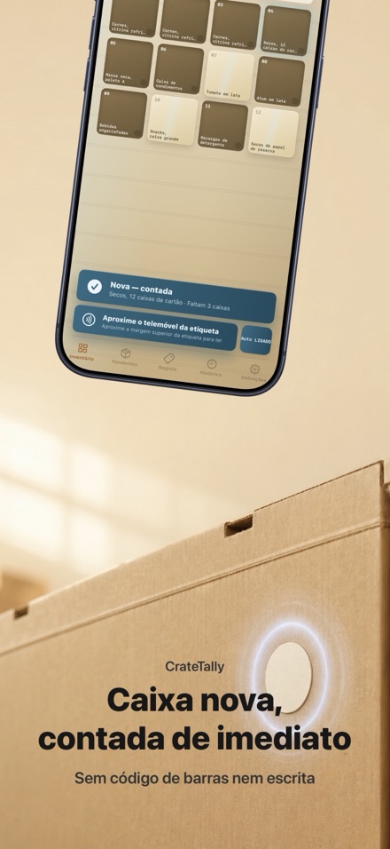 CrateTally Inventário NFC 2