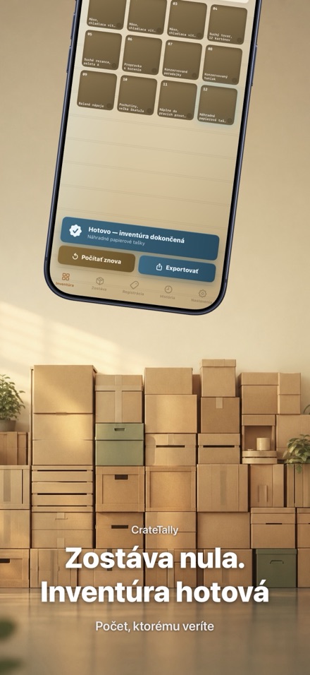 CrateTally NFC Inventúra 5