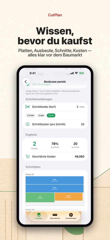 CutPlan: Zuschnittoptimierung 3