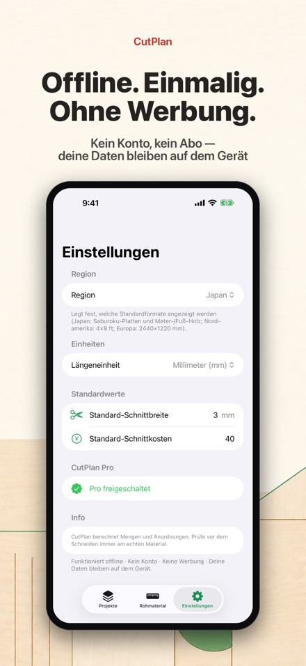 CutPlan: Zuschnittoptimierung 10