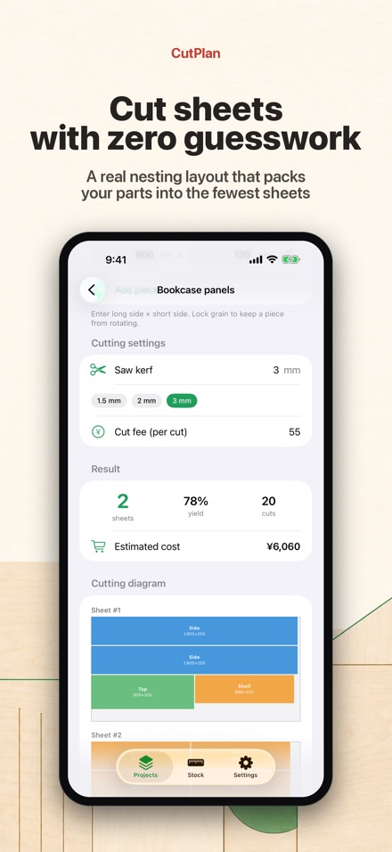 CutPlan: Cut List Optimizer