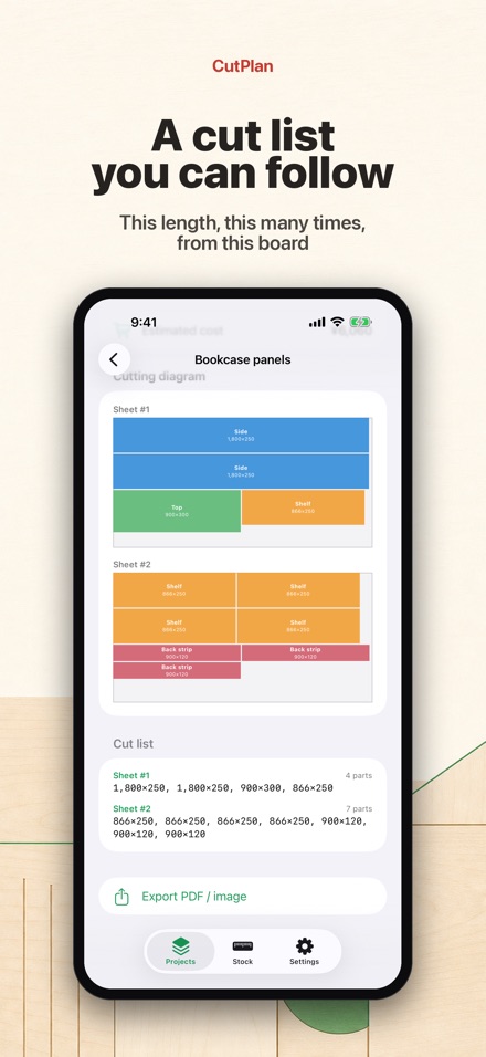 CutPlan: Cut List Optimizer 6