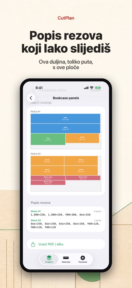 CutPlan: Optimizacija rezanja 6