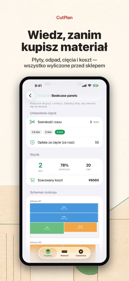 CutPlan: Optymalny rozkrój 3