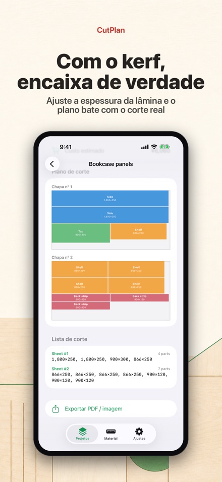 CutPlan: Plano de corte 8