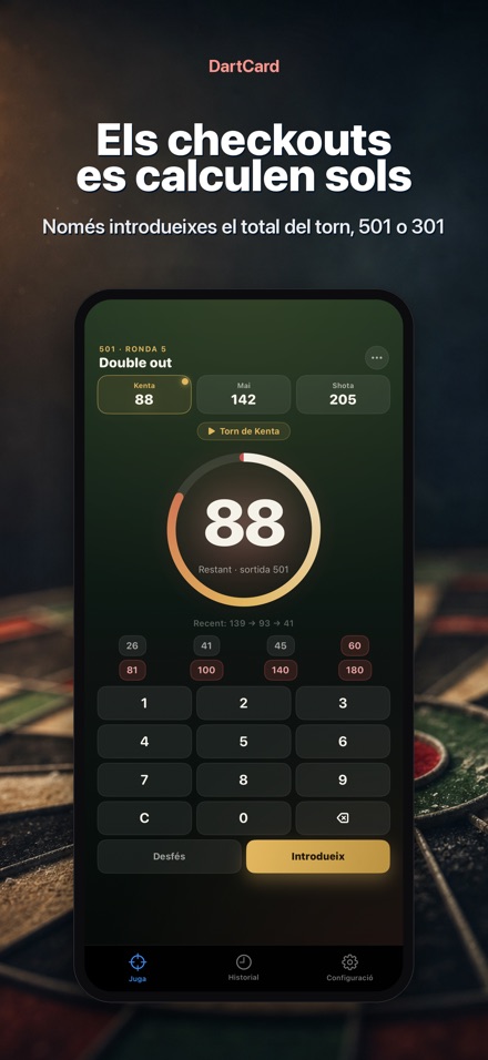 DartCard: Comptador de Dards