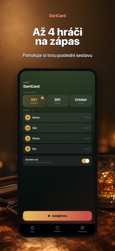 DartCard: Počítadlo Šipek 7
