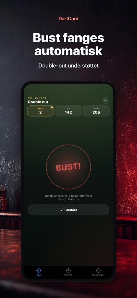 DartCard: Dart Pointtæller 4