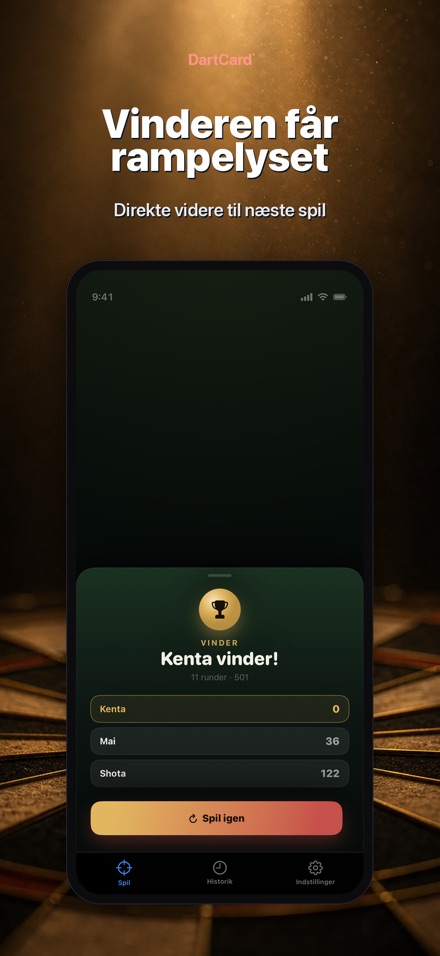 DartCard: Dart Pointtæller 5