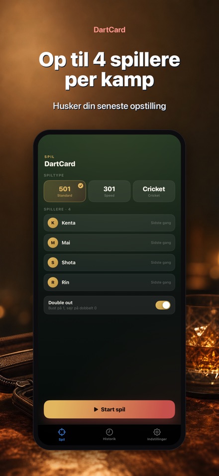 DartCard: Dart Pointtæller 7