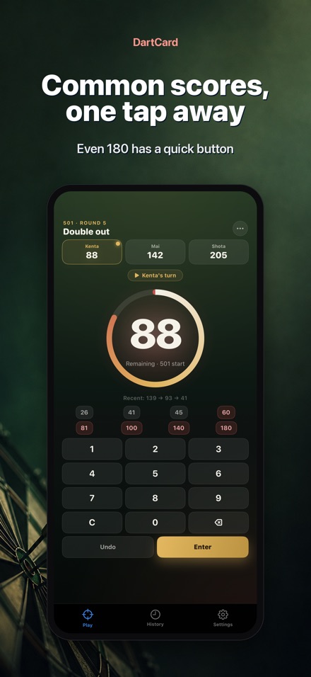 DartCard: Darts Scorer 3