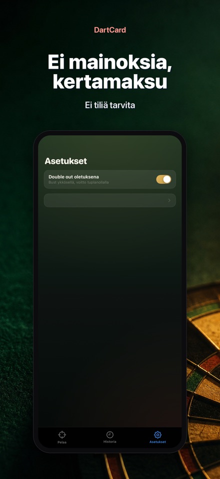DartCard: Tikanheiton Laskuri 10