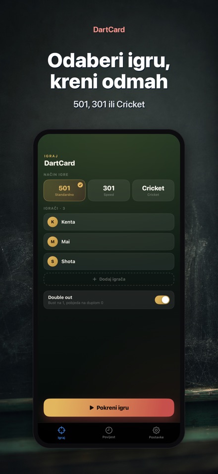DartCard: Brojač Pikada 6