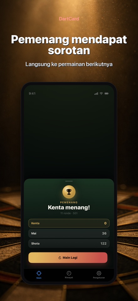 DartCard: Penghitung Dart 5