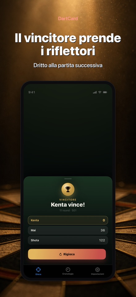 DartCard: Punteggio Freccette 5