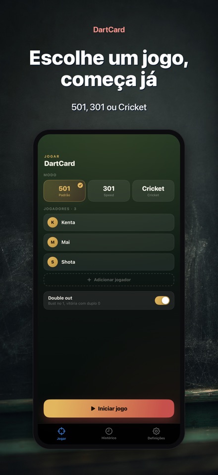 DartCard: Contador de Dardos 6