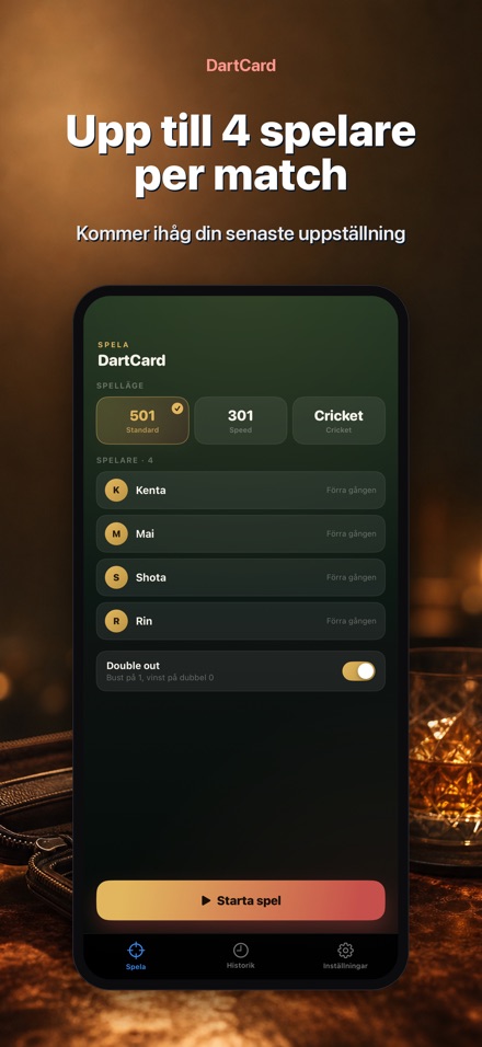 DartCard: Dart-Poängräknare 7