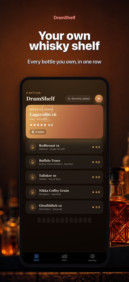 DramShelf: Whisky Tasting Log 1