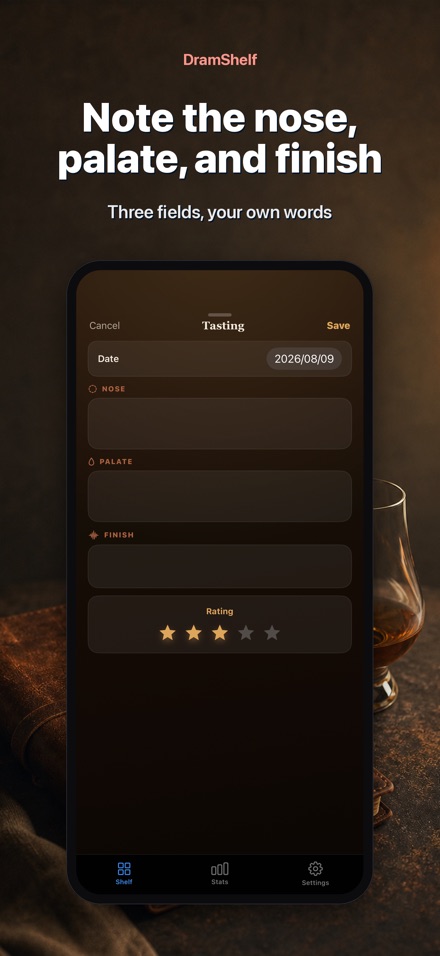 DramShelf: Whisky Tasting Log 3