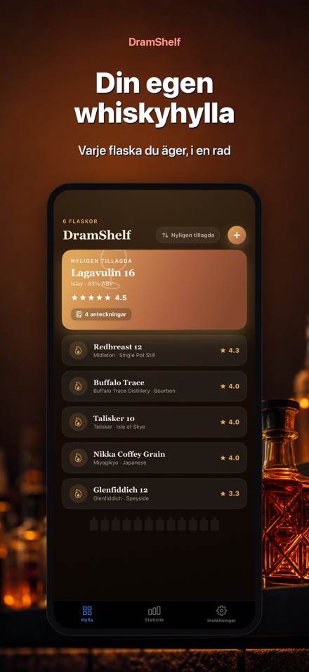 DramShelf: Whiskydagbok 1