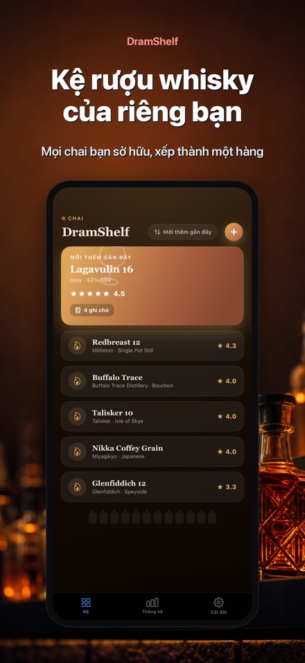 DramShelf: Nhật Ký Whisky 1