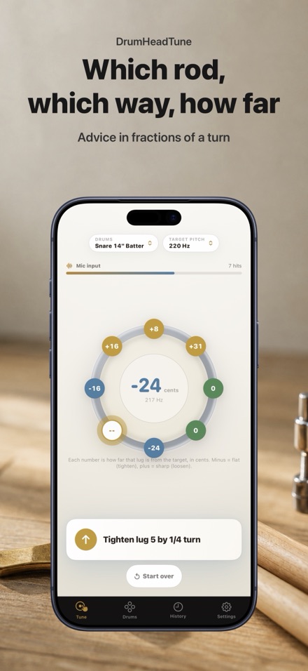 Drum Head Tuner: Snare & Tom 3