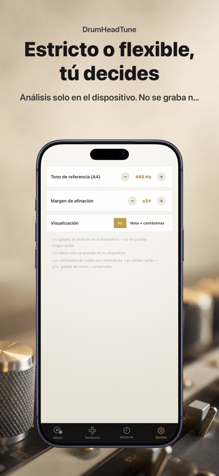 Afinador de Tambor y Batería 10