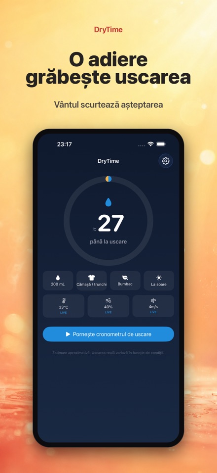 DryTime: Cât se usucă 9