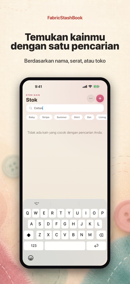 FabricStashBook: Stok Kain 5