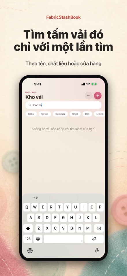 FabricStashBook: Kho Vải 5