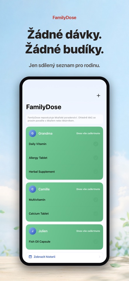 FamilyDose: Checklist rodiny 9