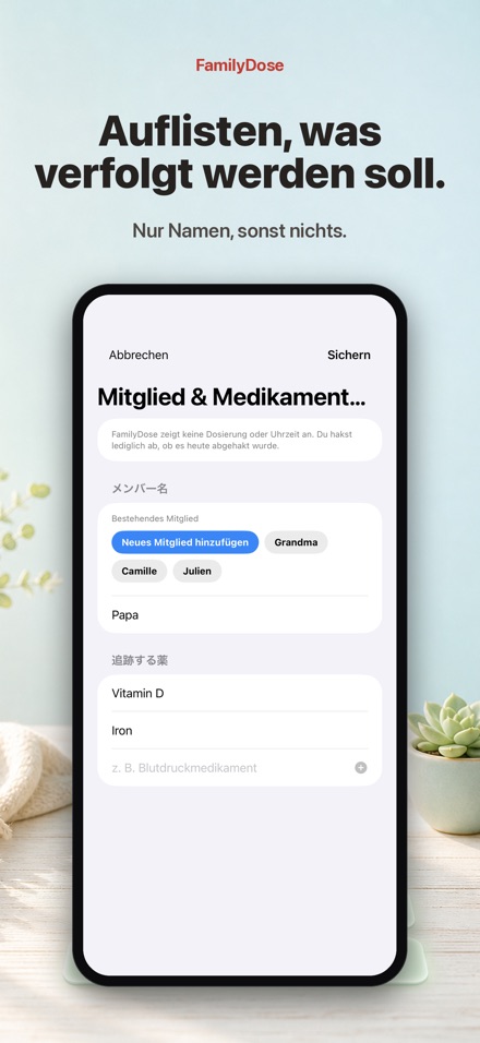 FamilyDose: Medi-Checkliste 7