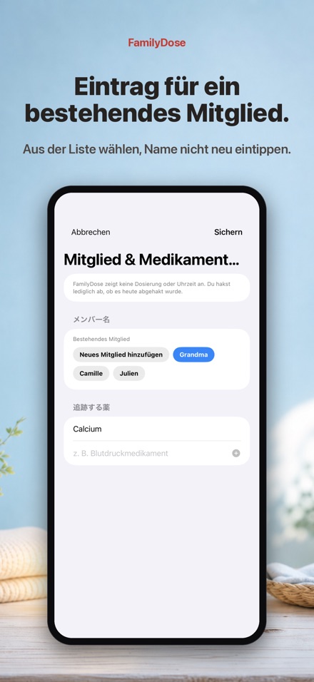 FamilyDose: Medi-Checkliste 10