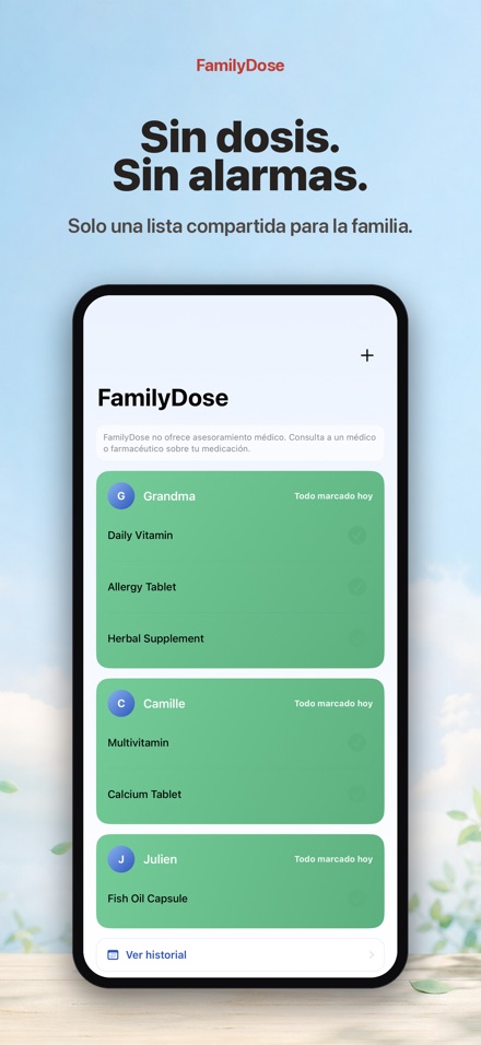 FamilyDose: Control Familiar 9